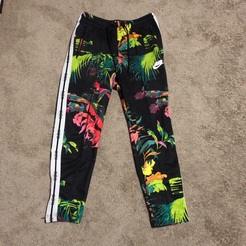 Nike NSW floral print track pants